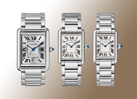 cartier tank solo size|cartier tank must size comparison.